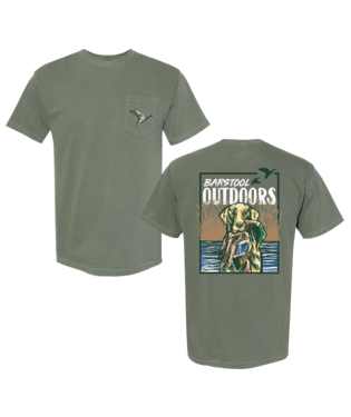 Barstool Duck Hunt Pocket Tee