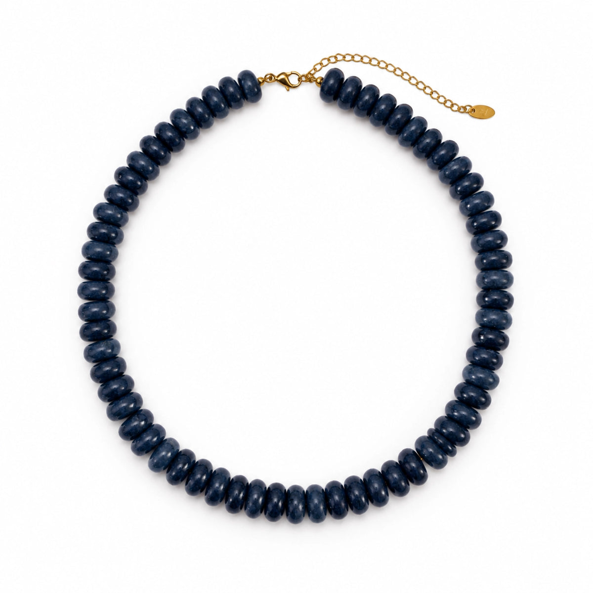 Beaded Necklace - Navy