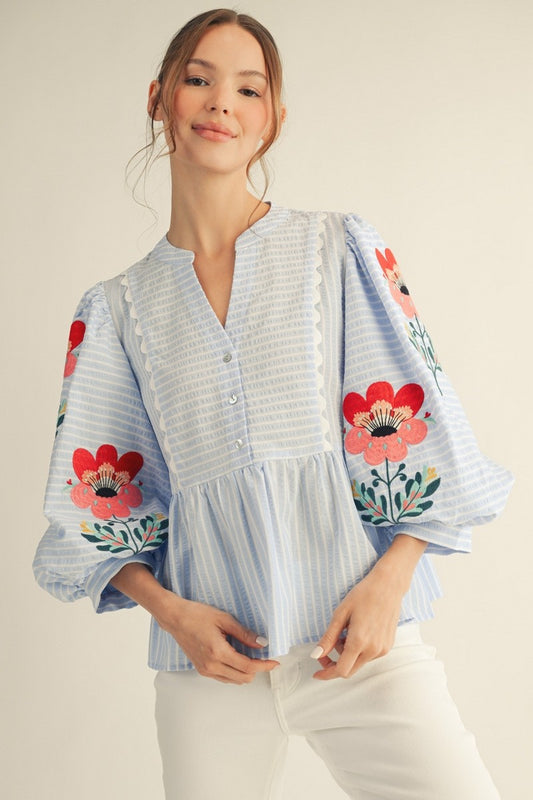 Summer Florals Top