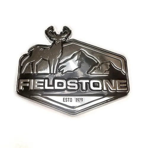 Fieldstone Vehicle Emblem, Silver Deer
