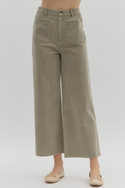 Sending Love Pants - Olive