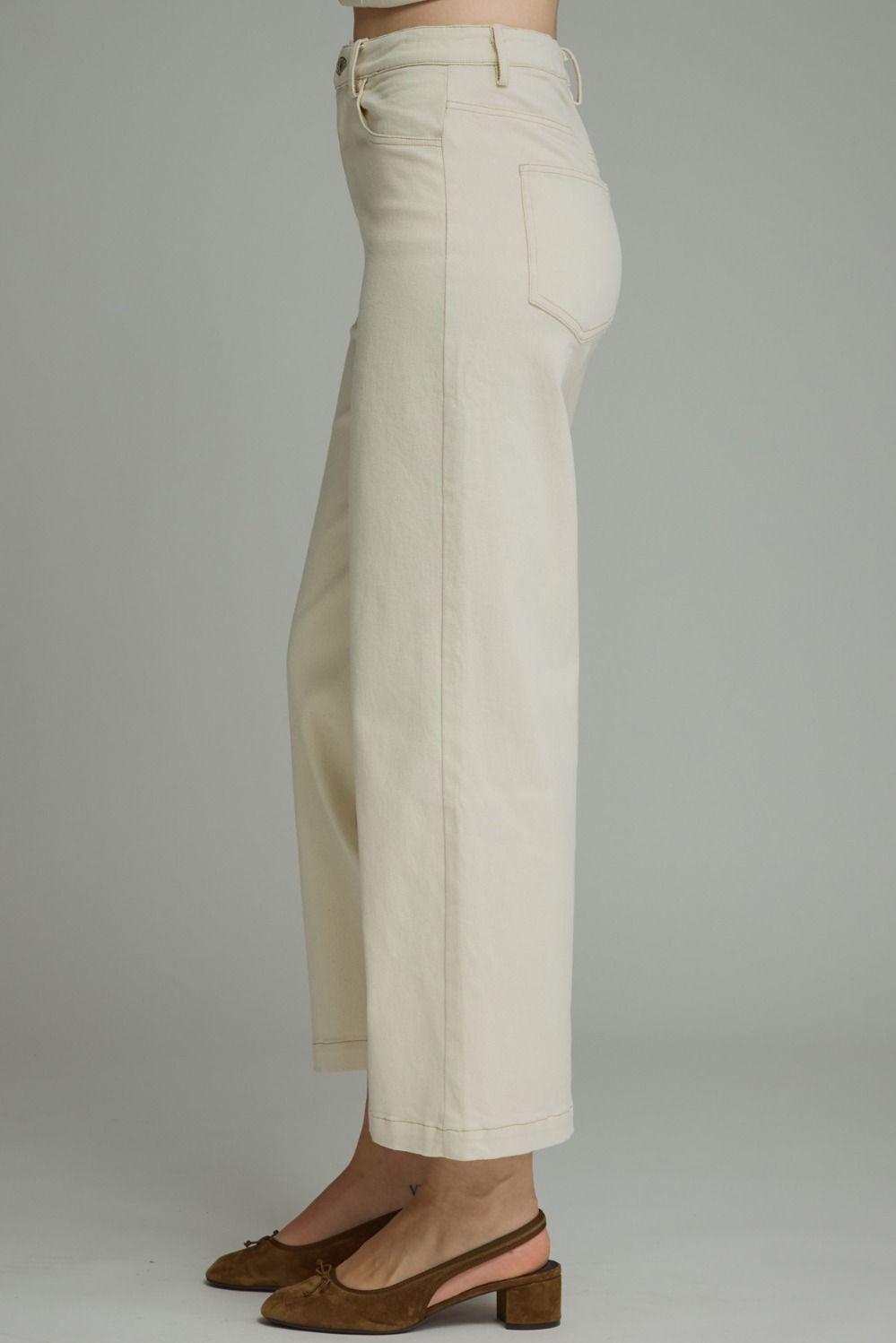New Season Pants - Ecru