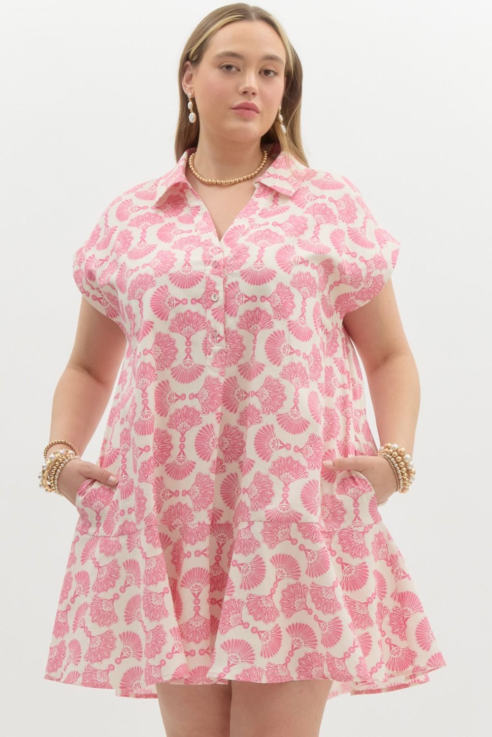 Coastal Dreams Dress - Fuchsia