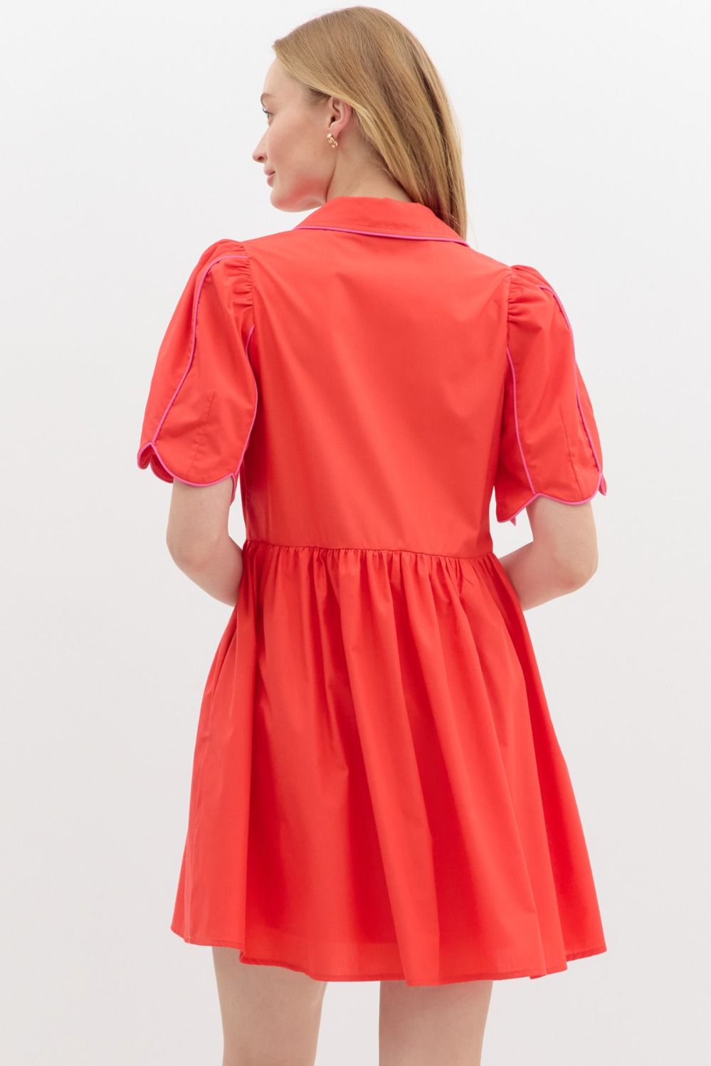 She Wants Tulips Dress - Red