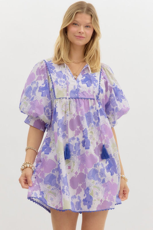 Lavender Oasis Mini Dress