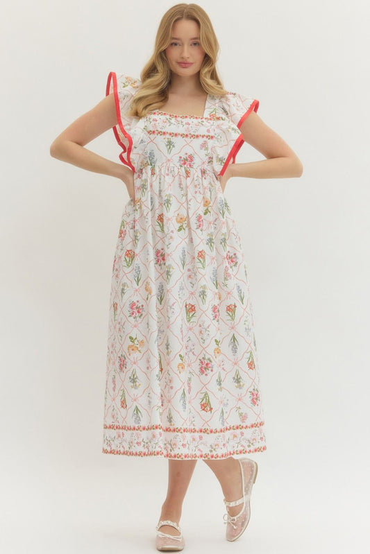 Childhood Home Dress - Red