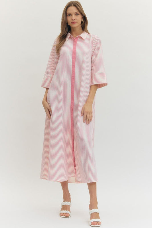 The Kinsley Dress - Pink