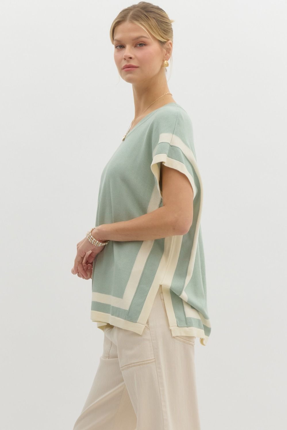 Pretty Soul Top -  Sage