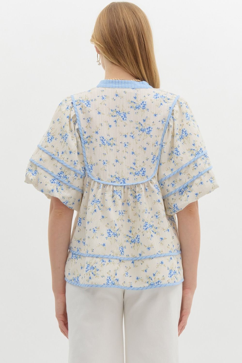 Small Reminders Top - Blue