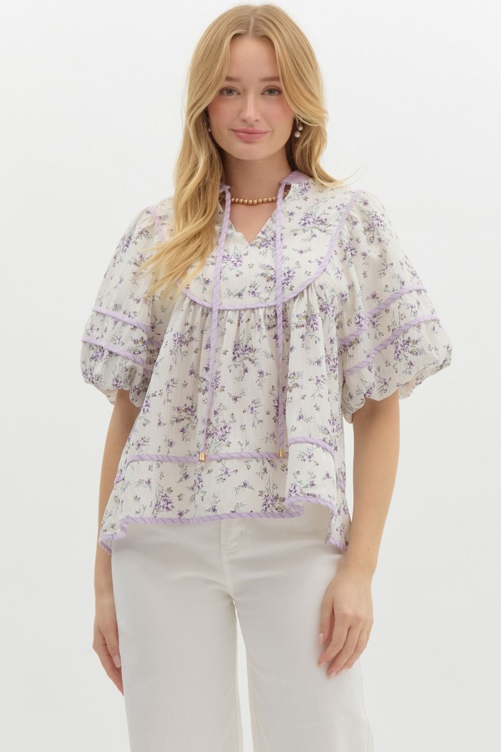 Small Reminders Top - Lavender