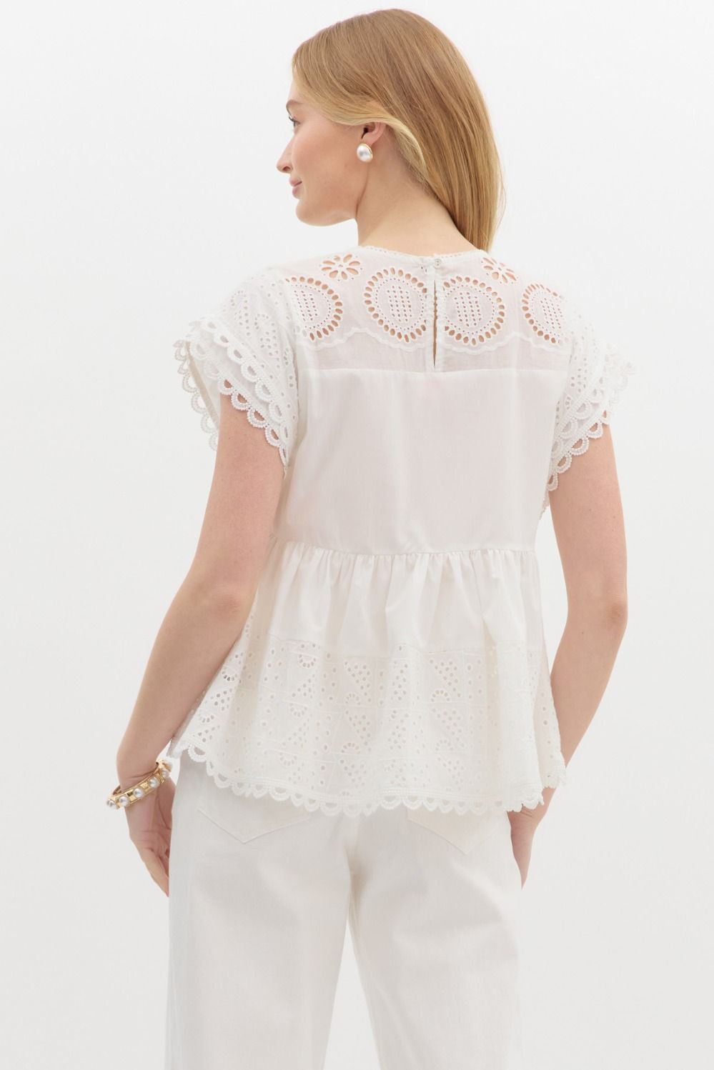 Watch Me Shine Top - White