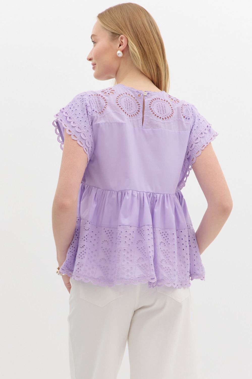 Watch Me Shine Top - Lavender