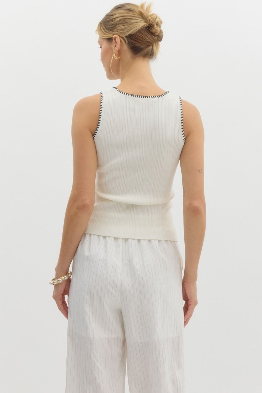 Mid July Tank - Ivory