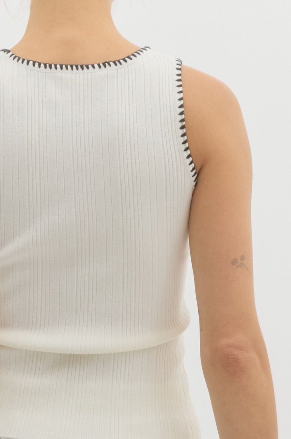 Mid July Tank - Ivory