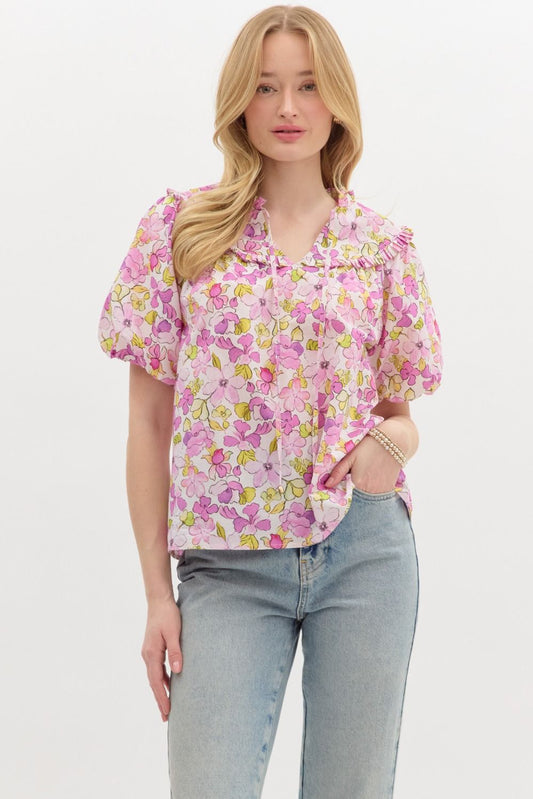 People Pleaser Top- Lavender