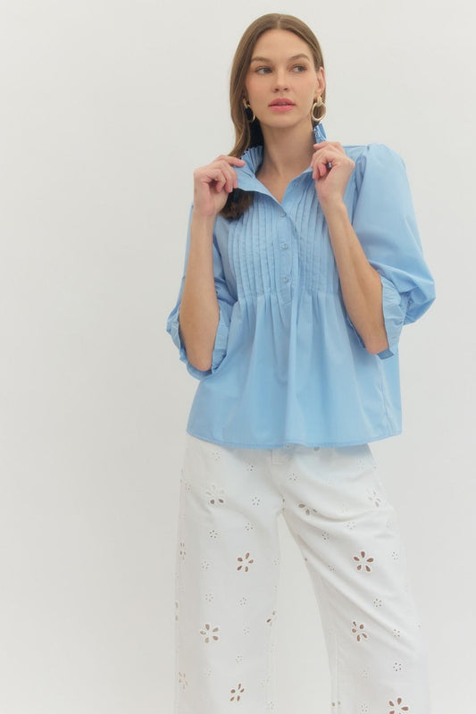 The So Easy Top - Blue