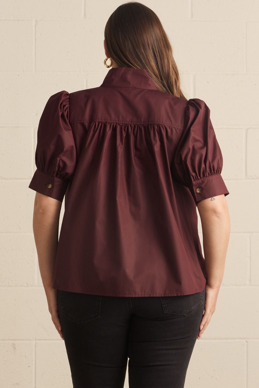 Libra Top - Burgundy