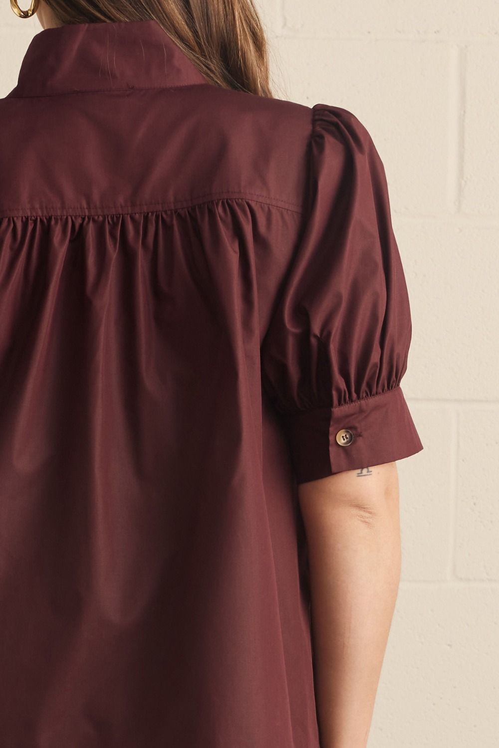 Libra Top - Burgundy