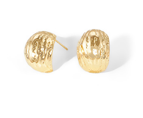 Small Gold Teardrop Hoop