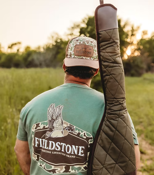 Fieldstone Camo Wood Duck Tee