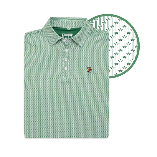 Caddie Green Tee Polo
