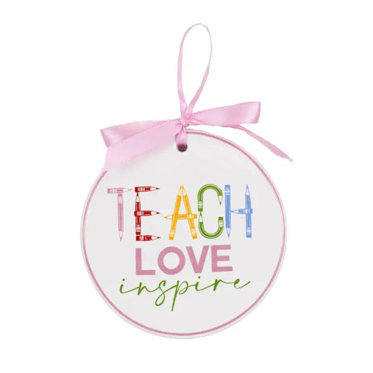 The Royal Standard Teach Love Inspire Ornament