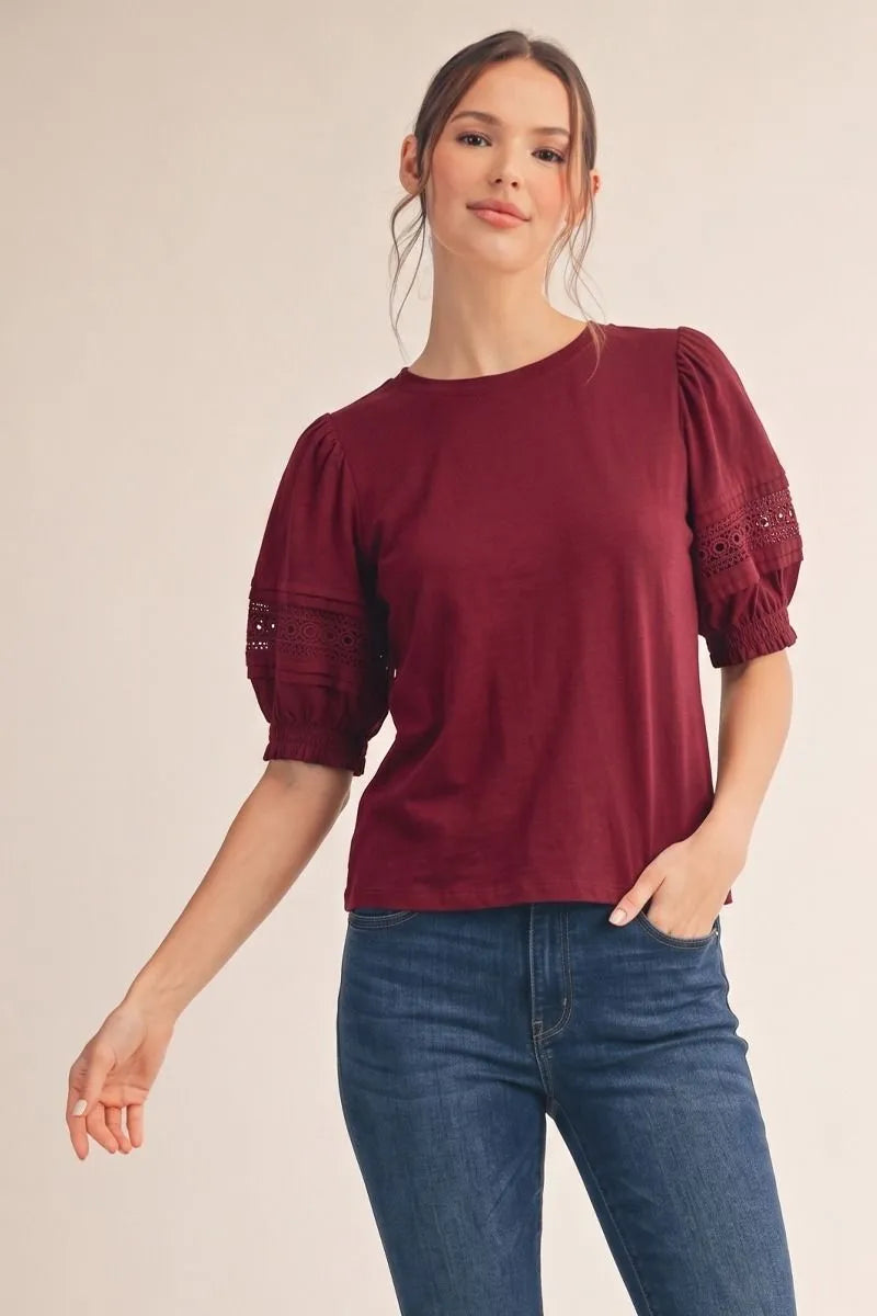 Be the One Top - Burgundy