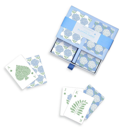 Hydrangea Playing Cards