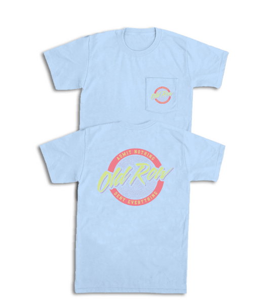 Old Row Circle Logo Tee - Hydrangea