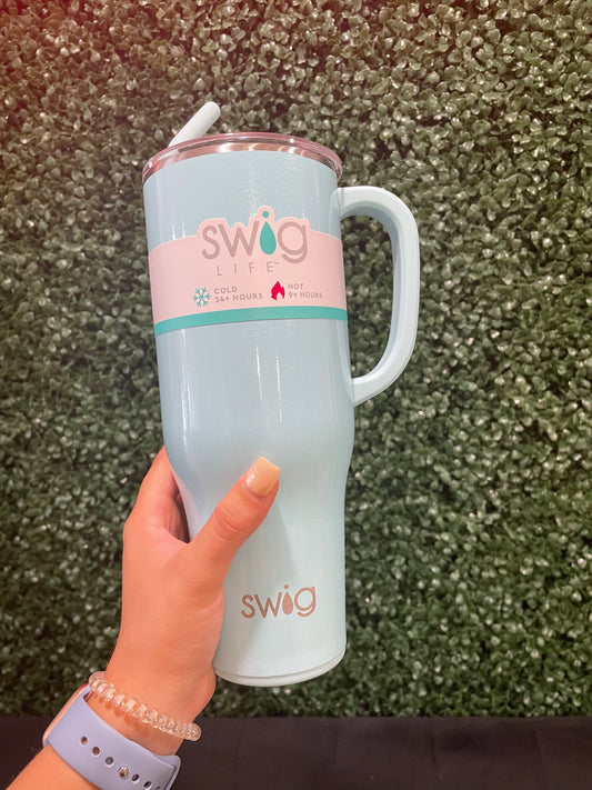 Swig Shimmer Aquamarine Mega Mug