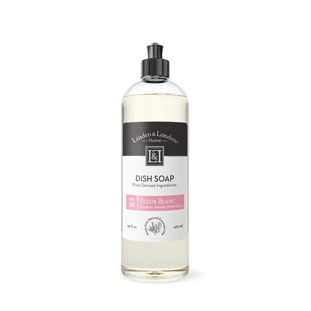 L&L Fleur Blanc 16oz Dish Soap