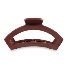 Teleties Large Open Claw Clip Nutmeg