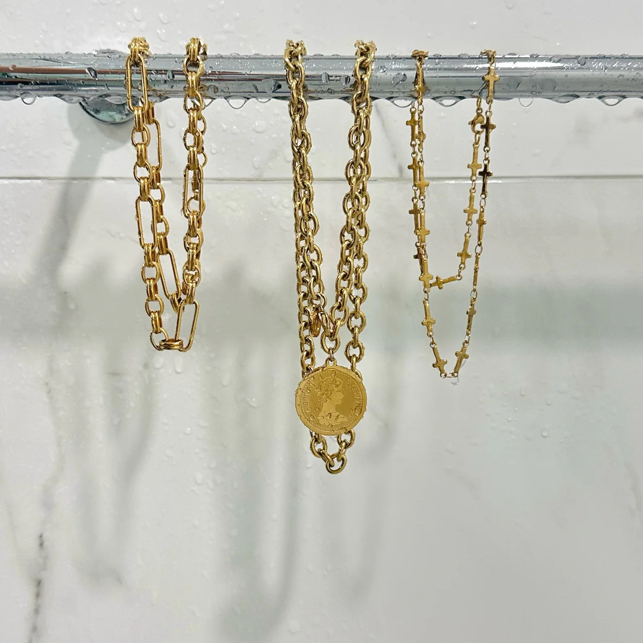 Ellie Vail Kennedy Cross Chain Necklace