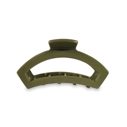 Teleties Medium Olive Open Claw Clip