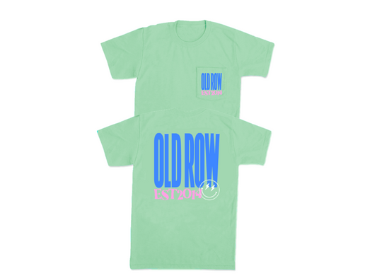 Old Row Chicks Pocket Tee - Island Reef