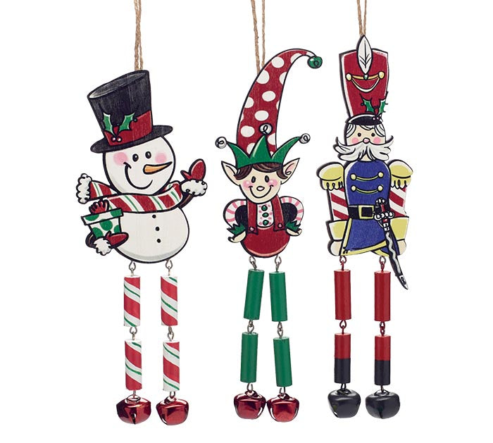 Jingle Bell Character Ornaments