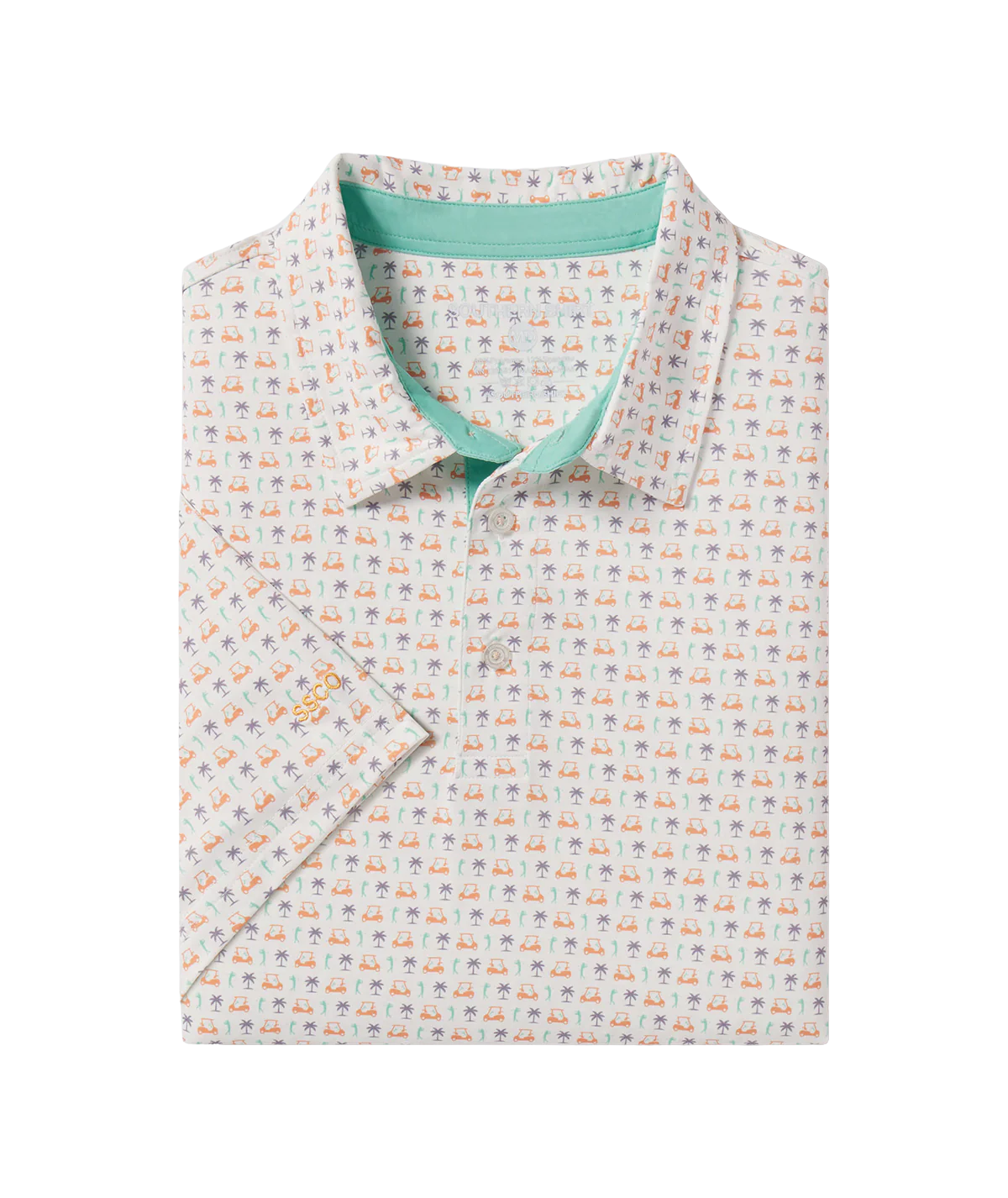 SSCO Par Fore Printed Polo - Palm Drive
