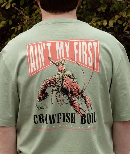 Aint My First Tee SS - Iceberg Green