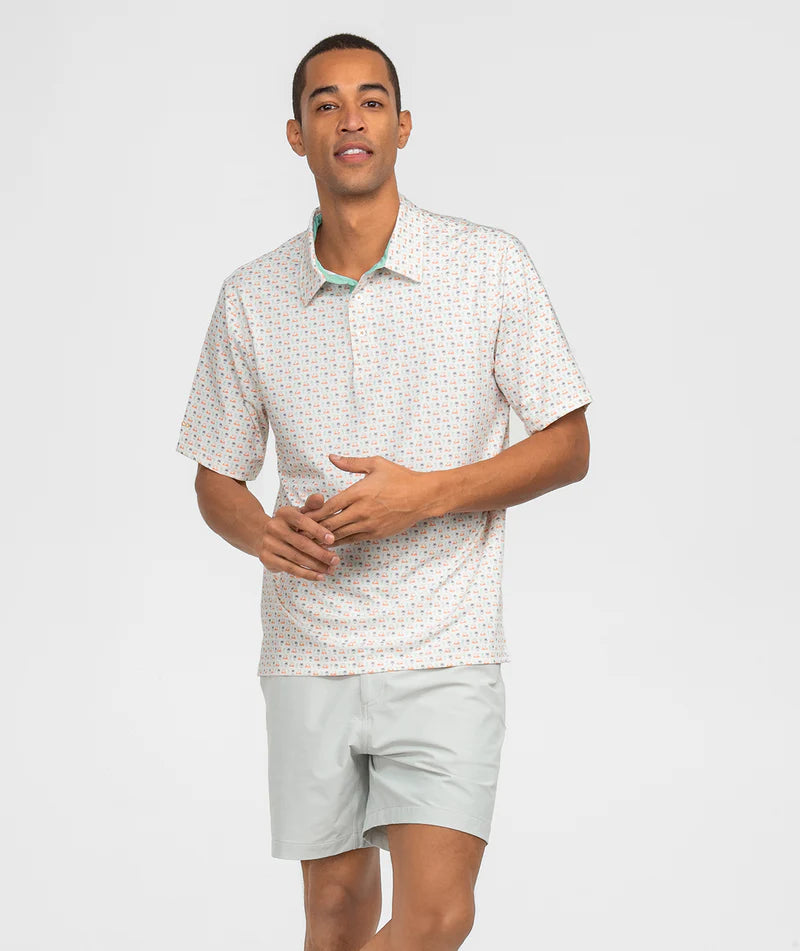 SSCO Par Fore Printed Polo - Palm Drive