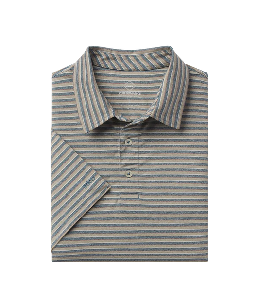 SSCO Cahaba Heather Polo - Blue Ridge