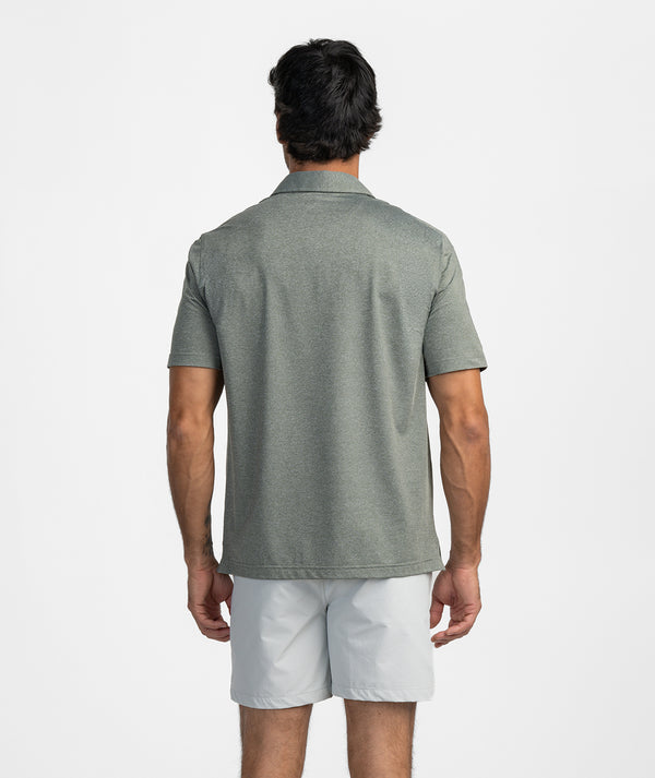 SSCO Grayton Heather Polo - Gunstock