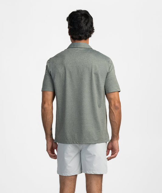SSCO Grayton Heather Polo - Gunstock