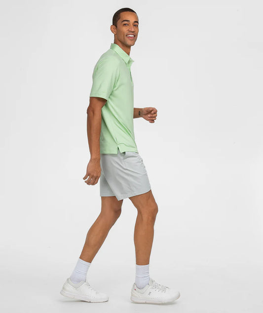 SSCO Grayton Heather Polo - Vapor Green