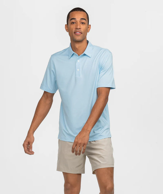 SSCO Grayton Heather Polo - Skyway