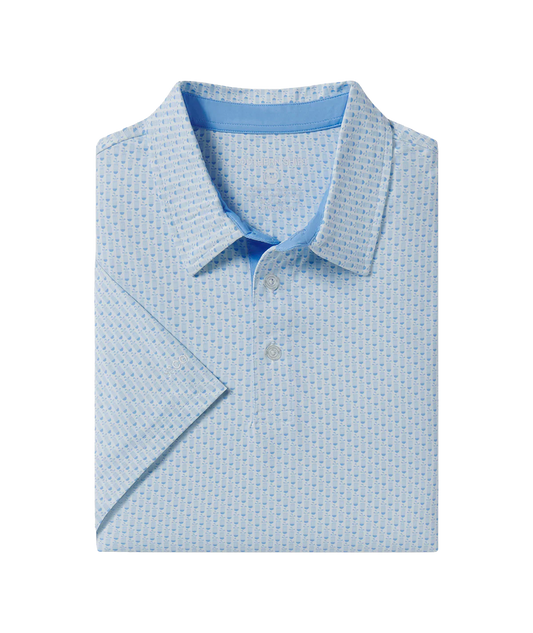 Club and Carry Printed Polo