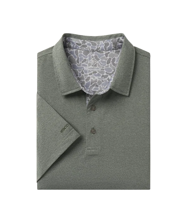 SSCO Grayton Heather Polo - Gunstock