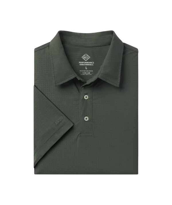 SSCO Next Level Performance Polo - Moss