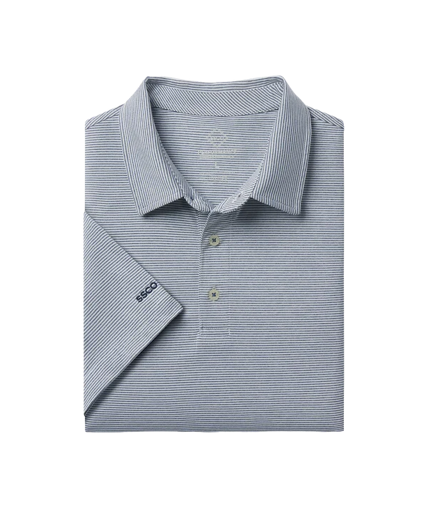 SSCO Heather Madison Stripe Polo - Windsor