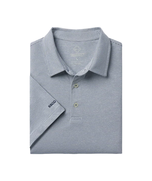 SSCO Heather Madison Stripe Polo - Windsor