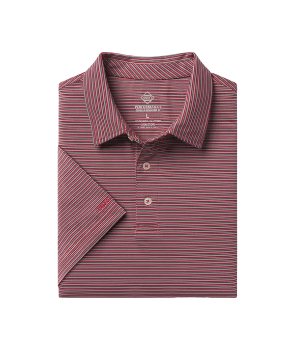 SSCO Gameday Performance Polo - Crimson